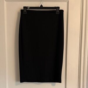Philosophy Classic Black Pencil Skirt